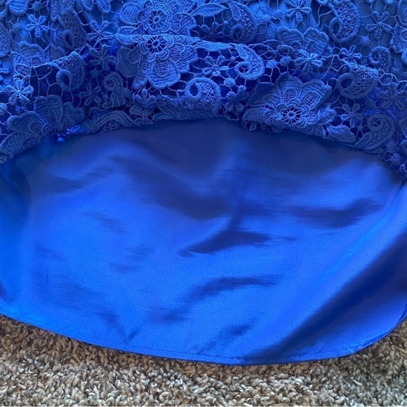 J. Crew Lace Sleeveless Floral Midi Dress Size 10 Cocktail Party Office - Picture 11 of 15